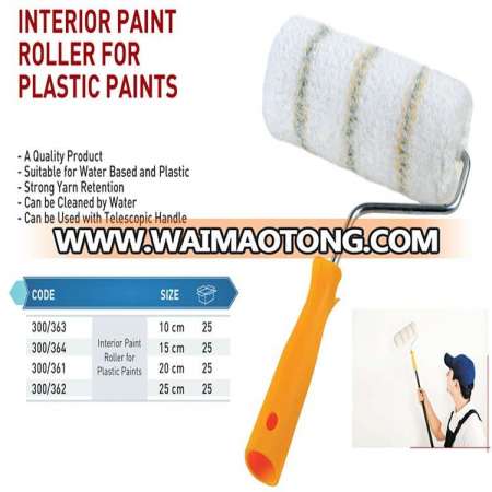 INTERRIOR PAINT ROLLER FOR PLASTIC PAINTS BRUSH AND ROLLER BRUSHES